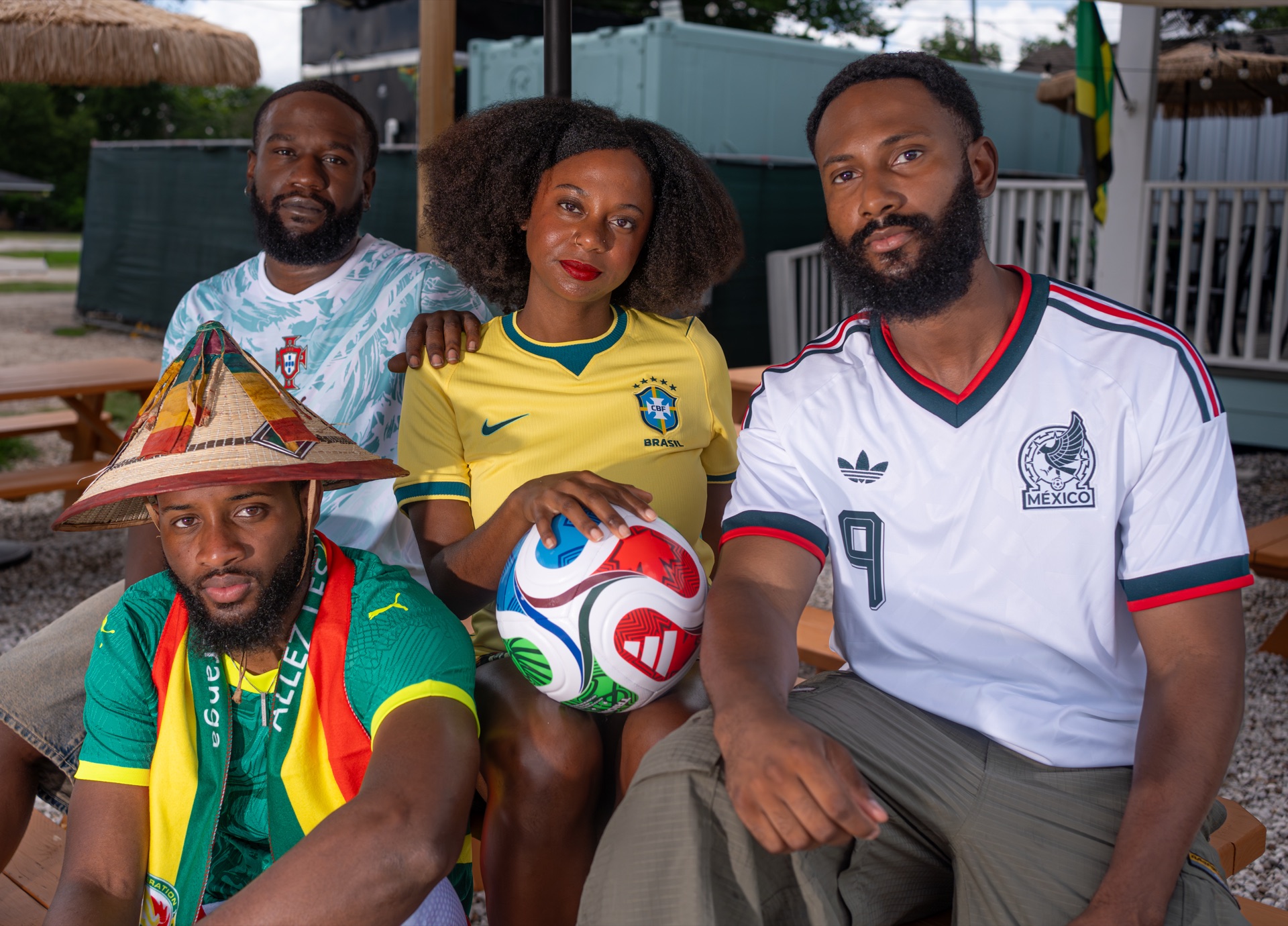 World Cup fan atmosphere Houston venue
